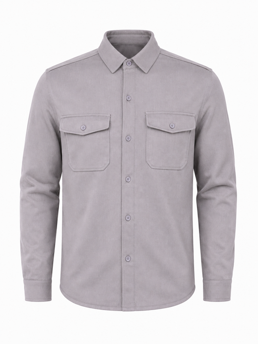 The Milano Overshirt - Grey